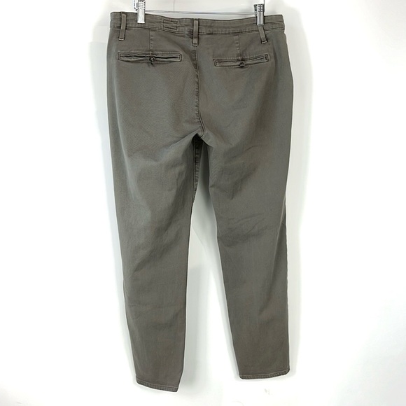 AG Adriano Goldschmied Tristan Sulfur Dark Truffle Tailored Trousers - Picture 3 of 10